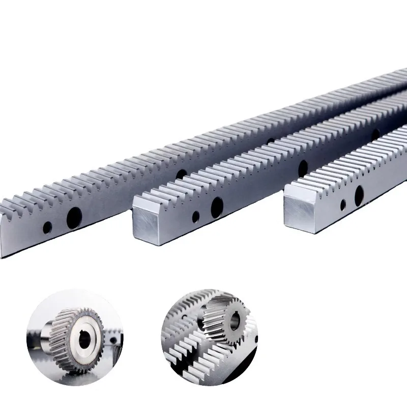 High Precision Rack Rail Flexible Racks for Cnc Machine Plastic Helical and Box Pinion Gears Trade Metal Rack Gear