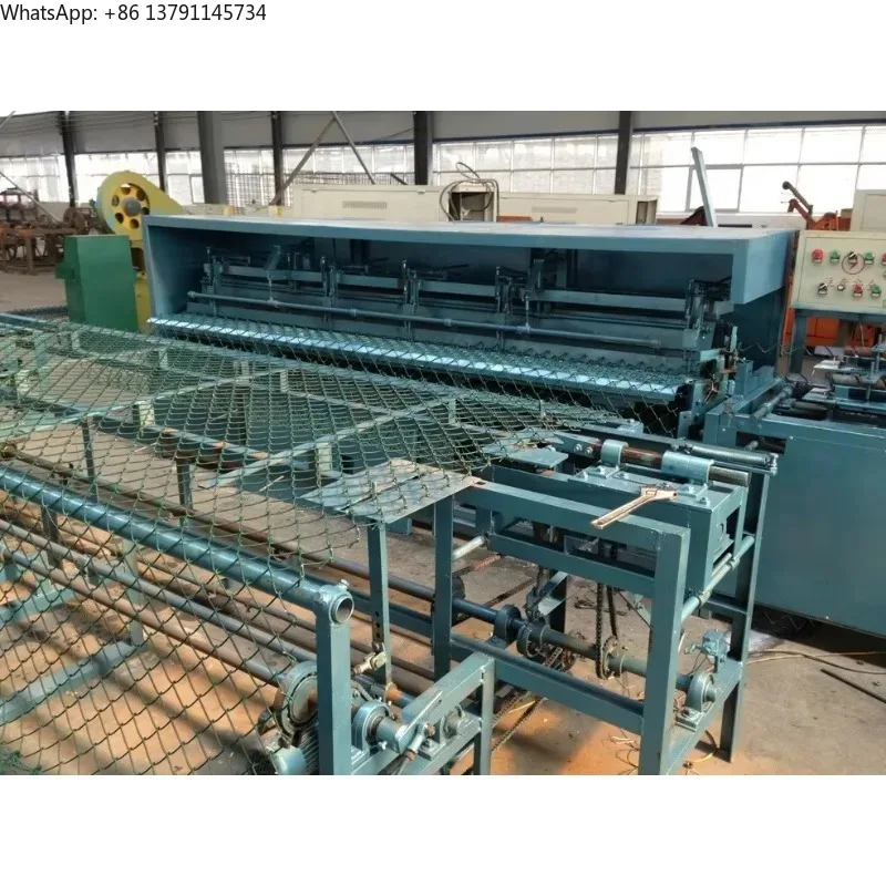 Automatic Chain Link Fence Hook Wire Mesh Making Machine