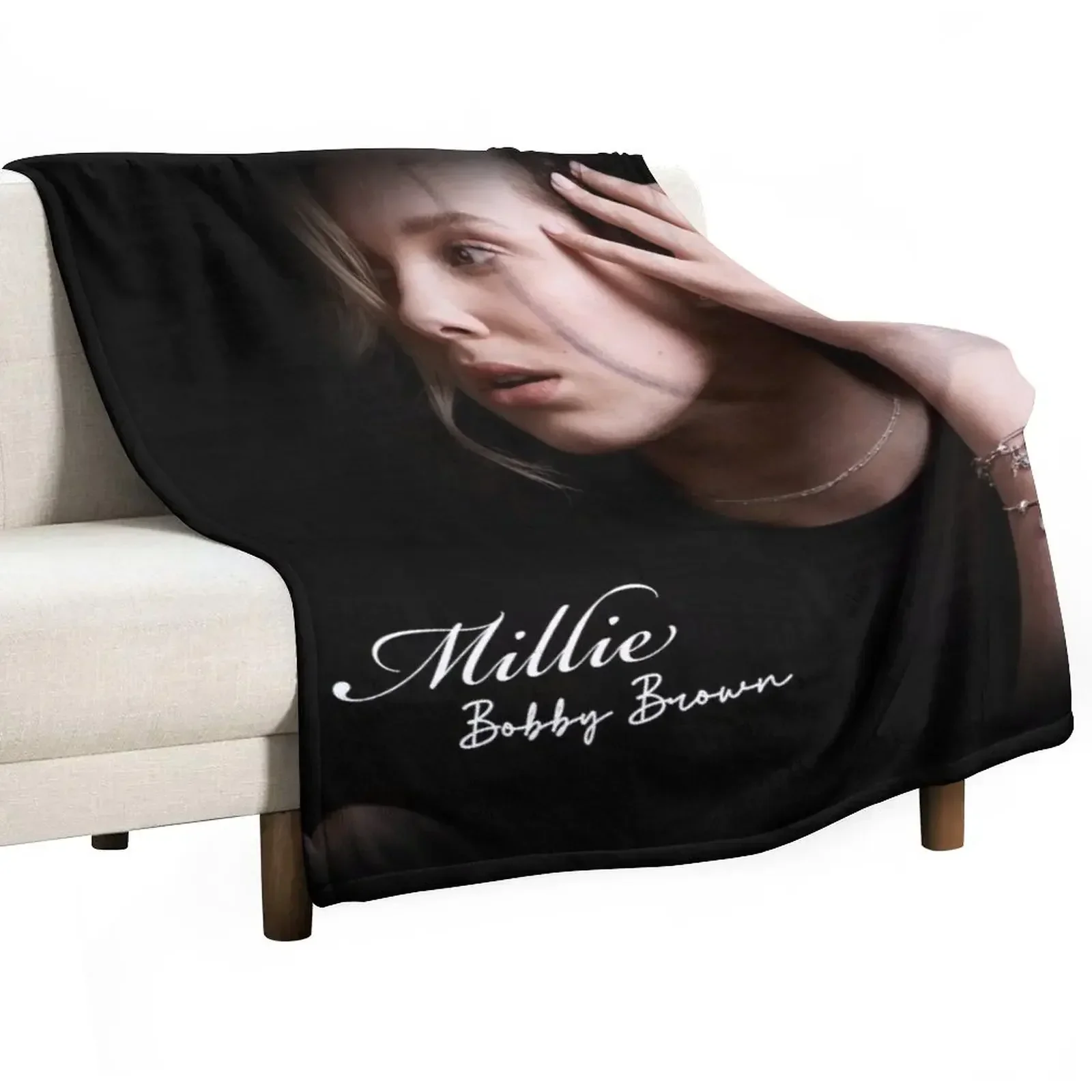 

Millie Bobby Brown Throw Blanket Personalized Gift Thermals For Travel Blankets