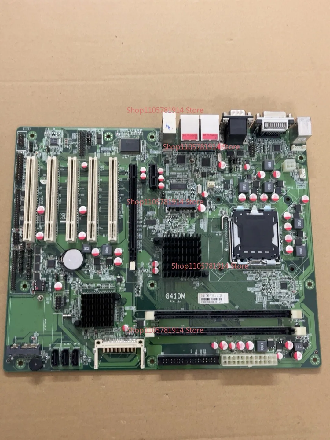 For Research Domain Industrial Control G41DM Industrial Main Board Dual Gigabit 10COM 5PCI ATM Self-service Machine Main Board