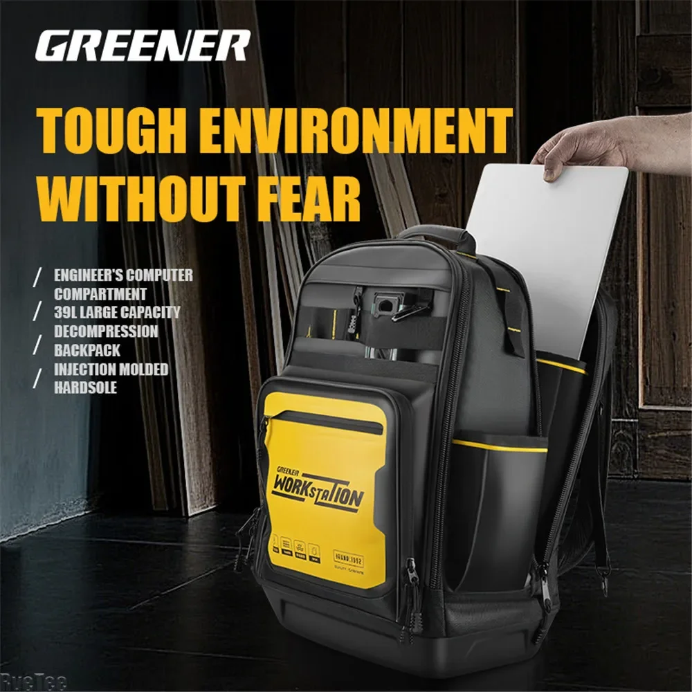 Multi Functional Waterproof Tool Backpack Bag Toughbuild Portable Storage Canvas Thickened and Wear-resistant Tool Bag