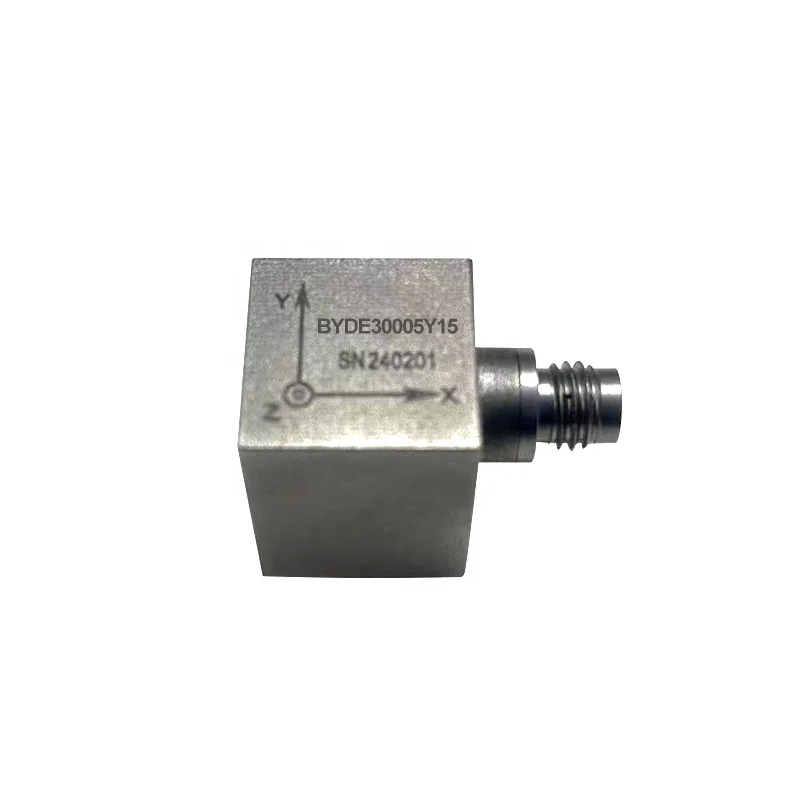 Tri-axial Accelerometer ICP Piezoelectric Vibration Sensor Acceleration Sensor BYDE30005Y15