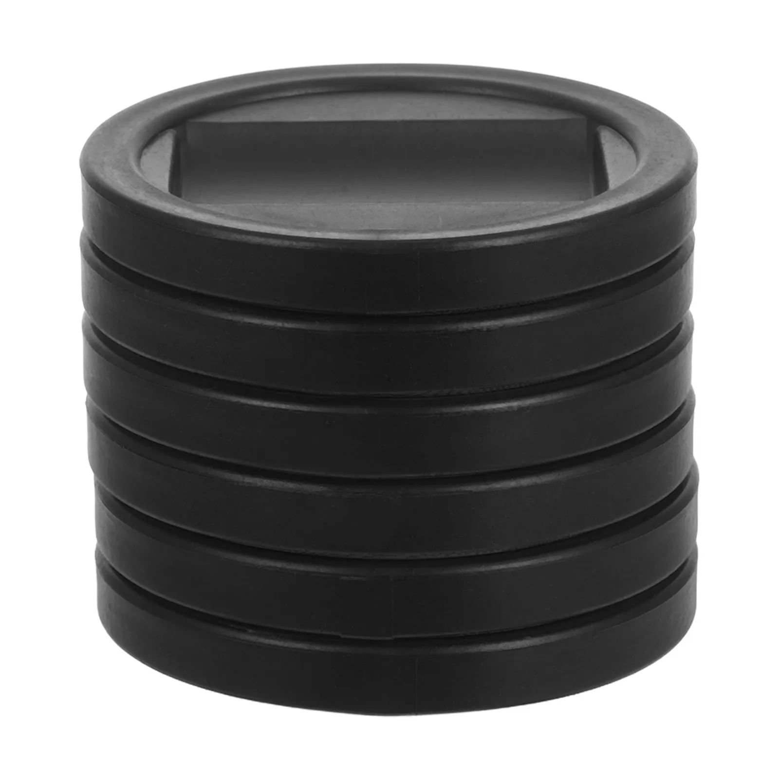 6Pcs Furniture Floor Grippers Non Slip Rubber Caster Cups Black Furniture Pads Antiskid Couch Wheel Stoppers for Office Chairs