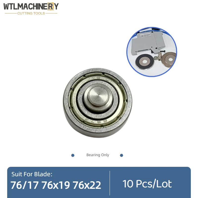 

10 шт. подшипник для резки пневматический круглый держатель лезвия 76x17 76x19 76x22 круглый нож для резки подшипники подставка для резки