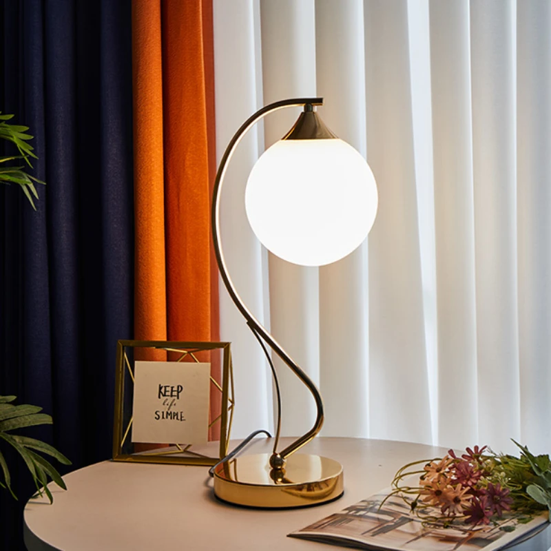 

*Bedroom bedside long light table lamp night light