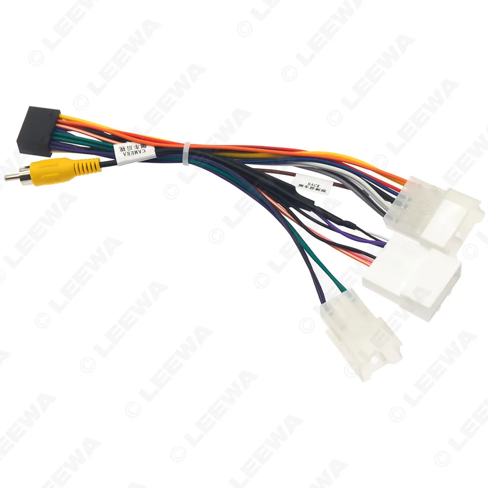 Lewa carro 16pin cabo de alimentação adaptador de cablagem para modelo toyota (est asiático) 2002-2012 unidade principal de instalação