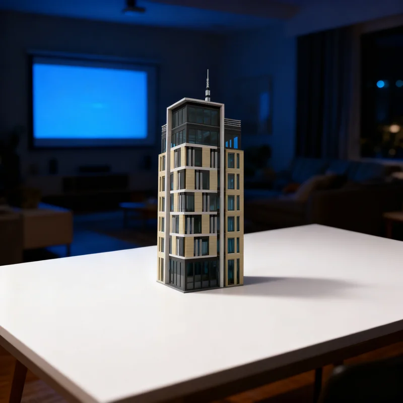 

8172 детали MOC The Vybe Hotel: Экспертная модель-конструктор, подарок для самостоятельной сборки, креативный коллекционный предмет, декор для демонстрации, премиум-класс для взрослых и детей