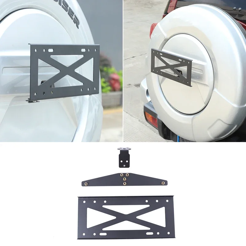 tenmeters-auto-accessories-carbon-steel-spare-tire-license-plate-bracket-for-toyota-fj-cruiser-2007-2021