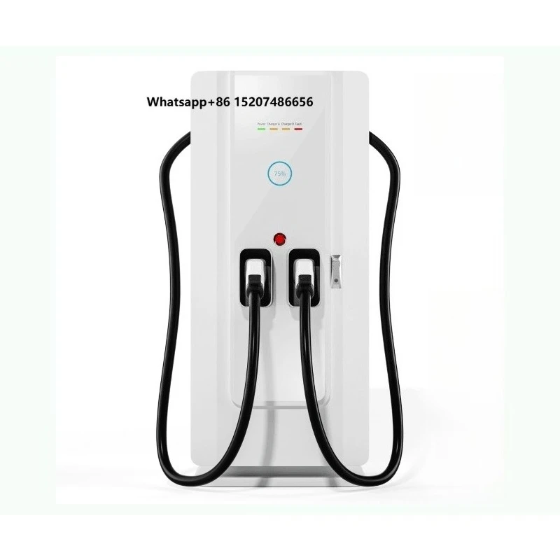 120kW GB/T+CCS2  Charger Dual Connectors Ground-Mounted with Certified for Electric Vehicle Charging Stations