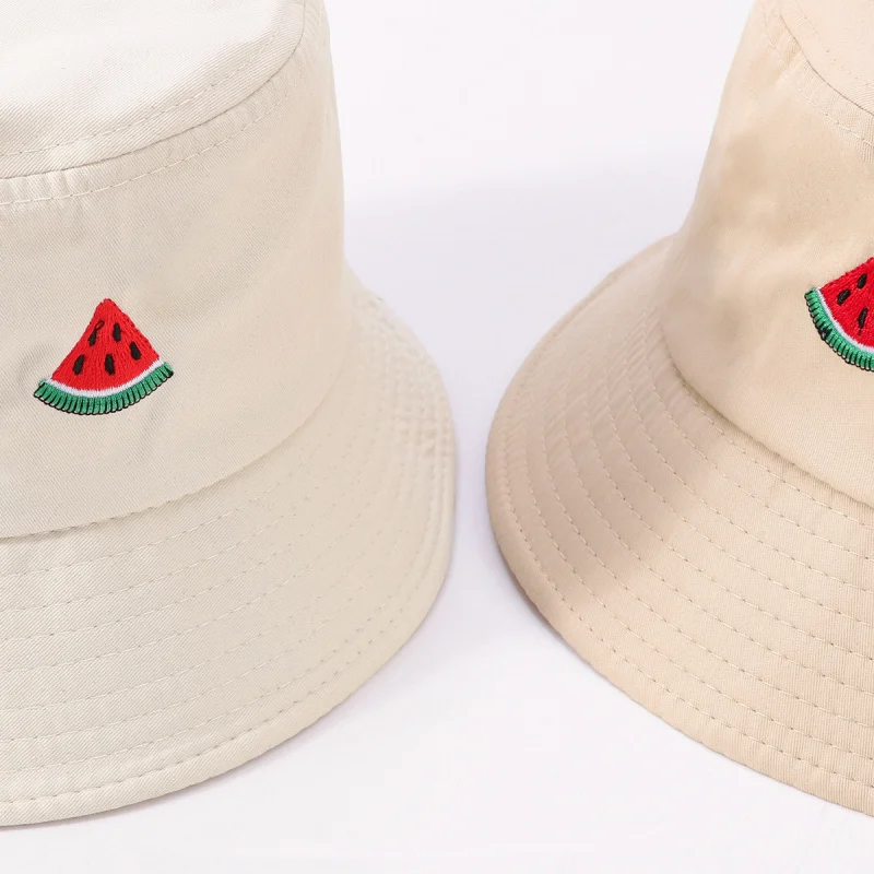 Fisherman's Hat With Watermelon Embroidery, Hats Men And Women, Outdoor Sports Cap All-Season Style view 4