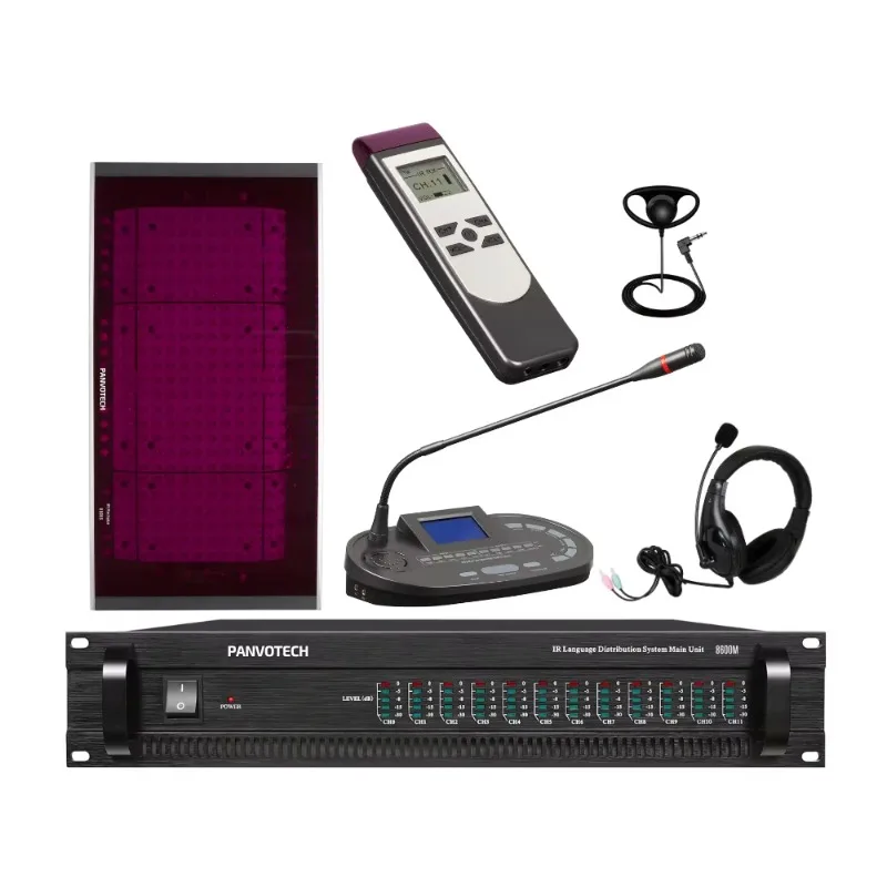 Wireless multilingual translation conference, summit, seminar simultaneous interpretation equipment system