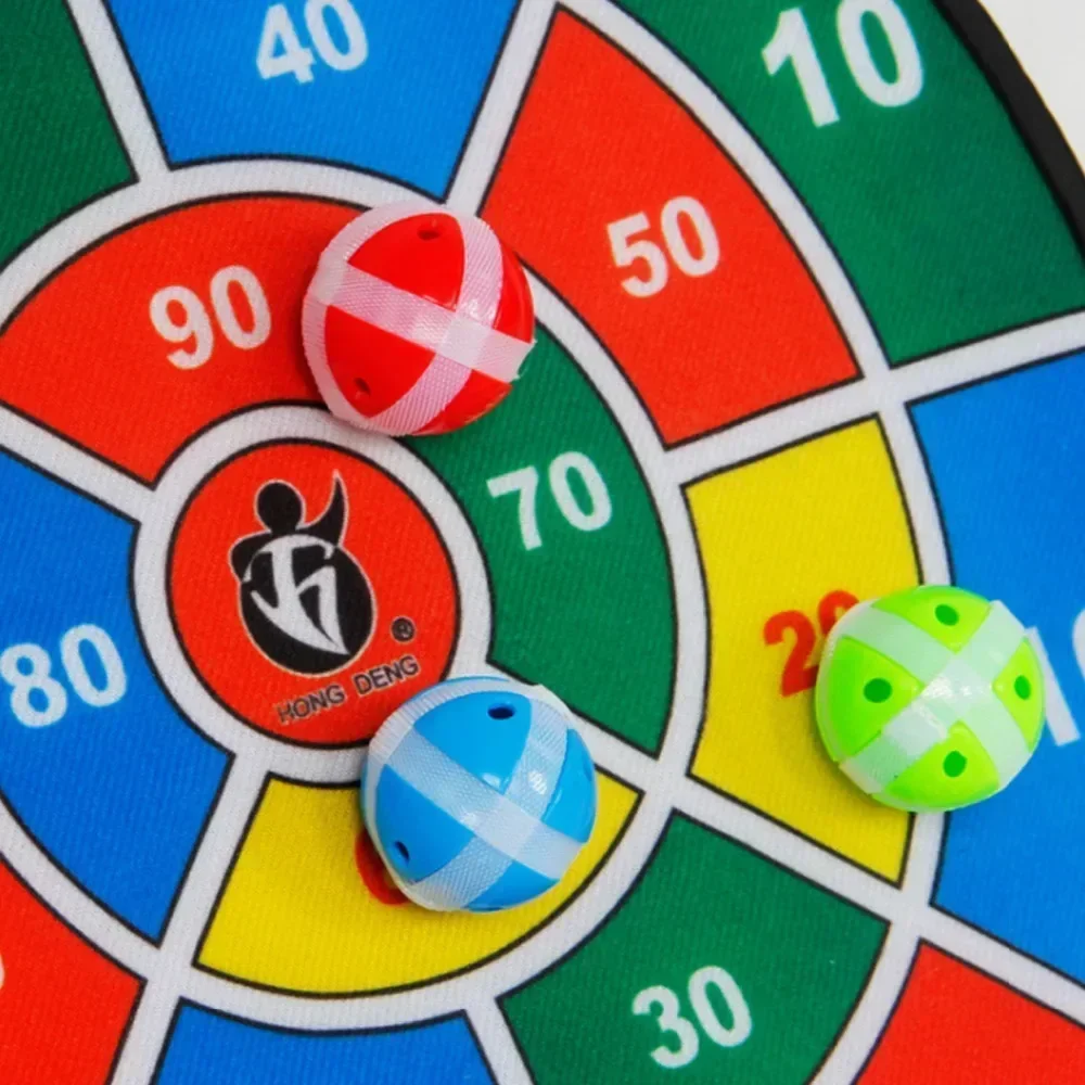 Giocattolo sportivo Gioco sociale genitore-figlio Bersaglio per freccette di sicurezza con 8 palline appiccicose Set Gioco di tiro Giocattolo interattivo per famiglie regalo per bambini