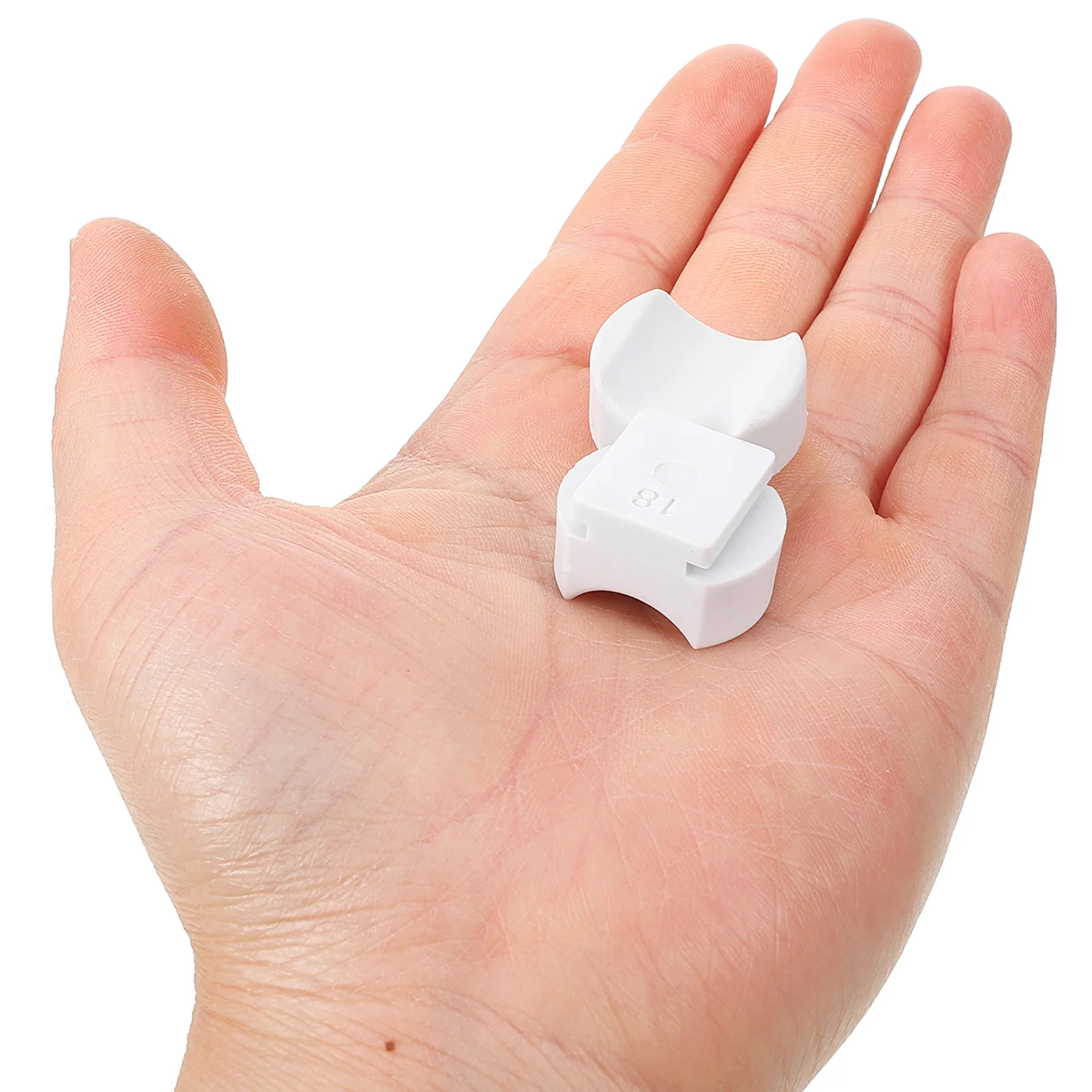 

6pcs White Bender Accessories for DIY Jewelry Maker Small Rounding Machine Jewelry Ring Bending Machine Accessory Parts Plastic