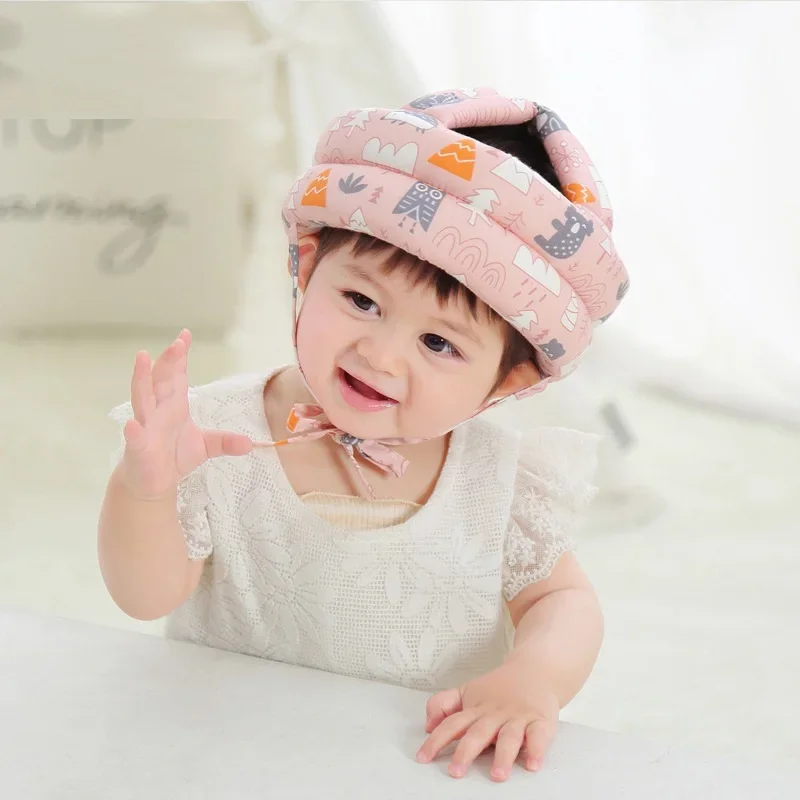 

Baby Safety Helmet Head Protection Hat Breathable Toddler Walk Crash Cap Soft Comfortable Head Security Hat Anti Collision Cap