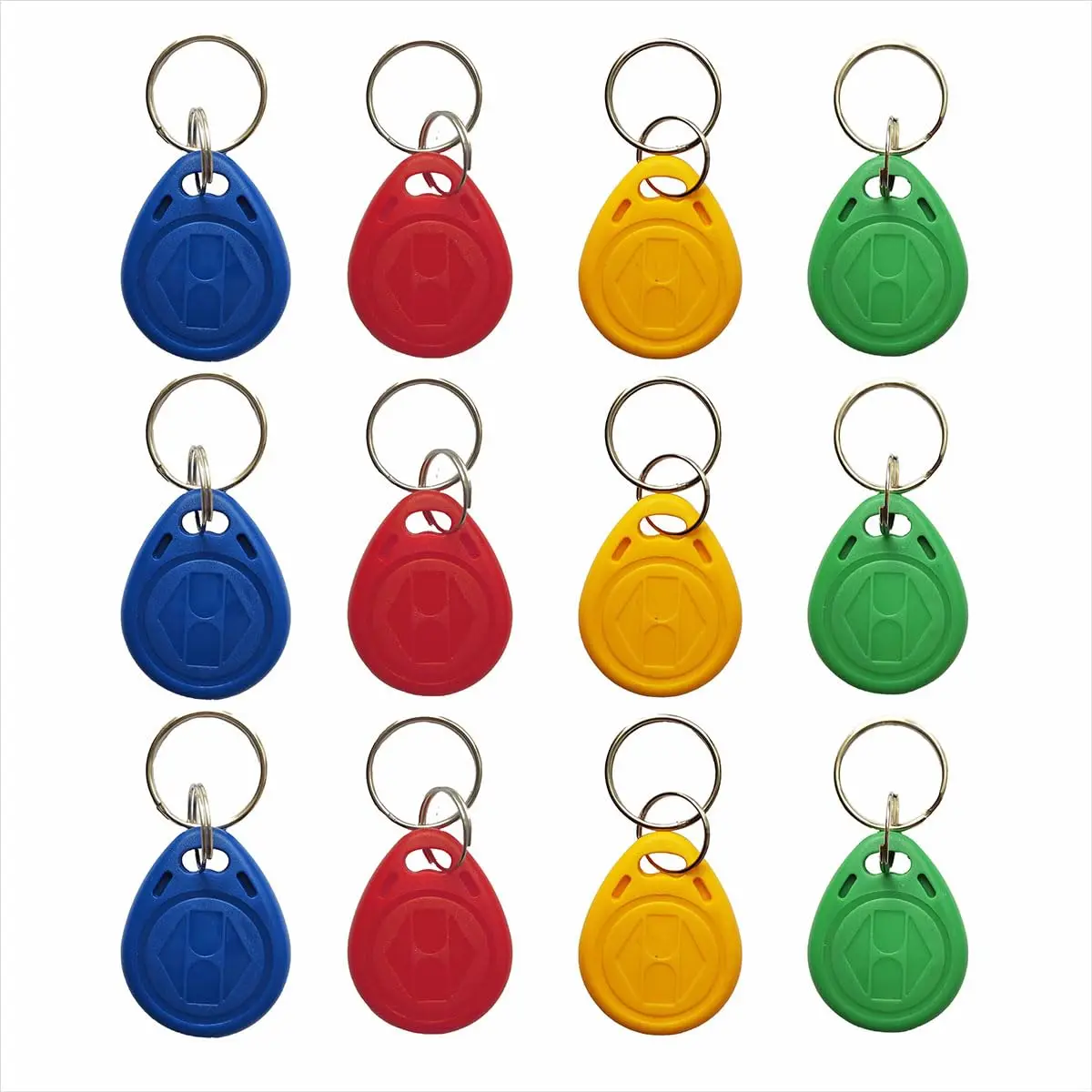 10/50/100pcs T5577 Rewritable 125KHz RFID Key Fob Copy Writable Rewrite Duplicate RFID Tag Proximity Token Keyfobs Can Copy Card
