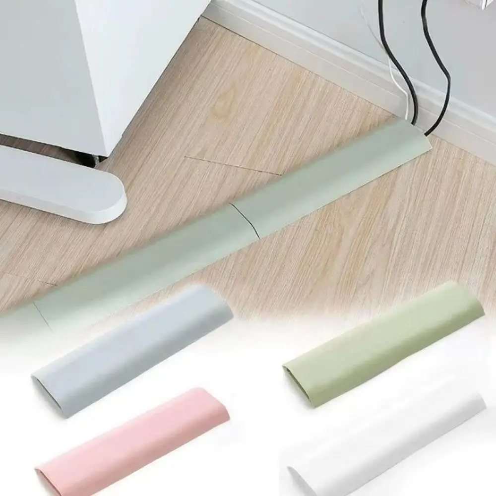 Self-Adhesive Cable Management Box Wall Mount Flat Screen Wire Hider Box Wiring Accessories Storage Management Cable Duct Cover