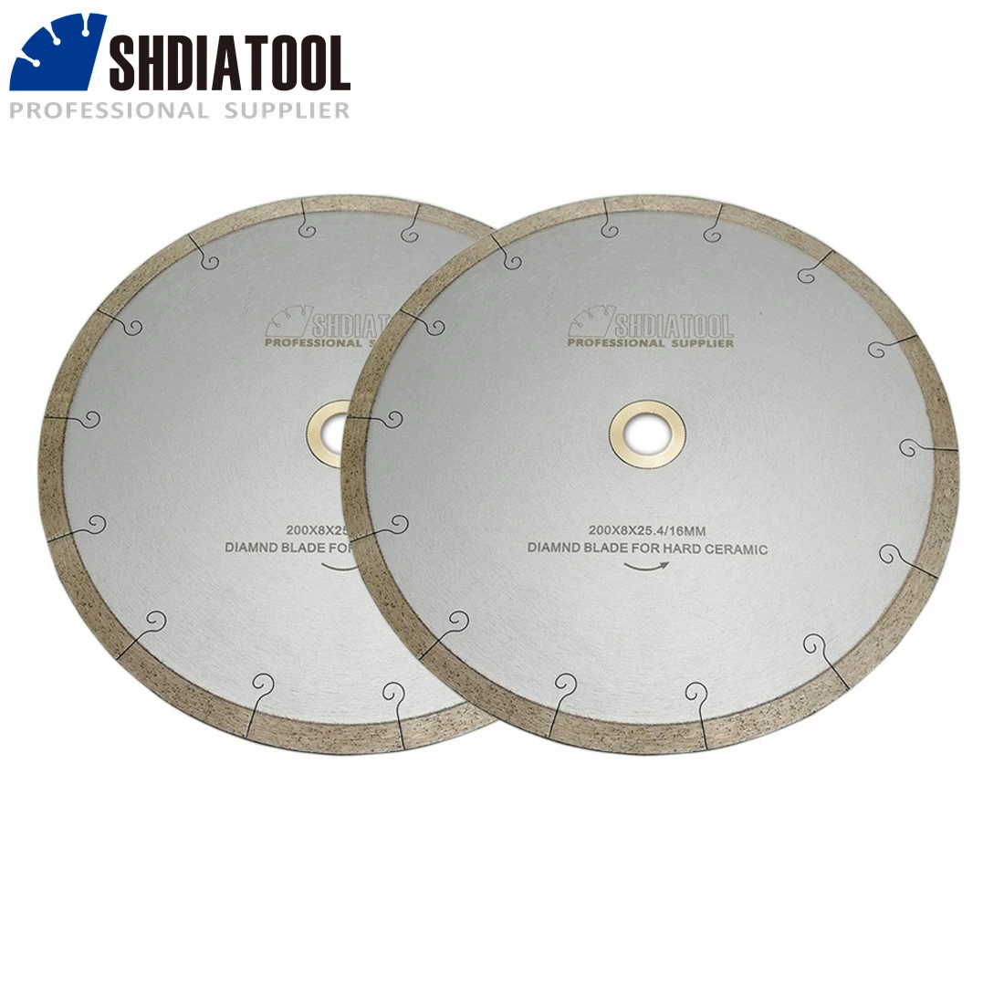 shdiatool-1個-8-14インチ-ソーブレード-フックスロット付き-大理石-ダイヤモンドカッティングディスク-セラミックタイル-磁器-円形ディスクカッタープレート