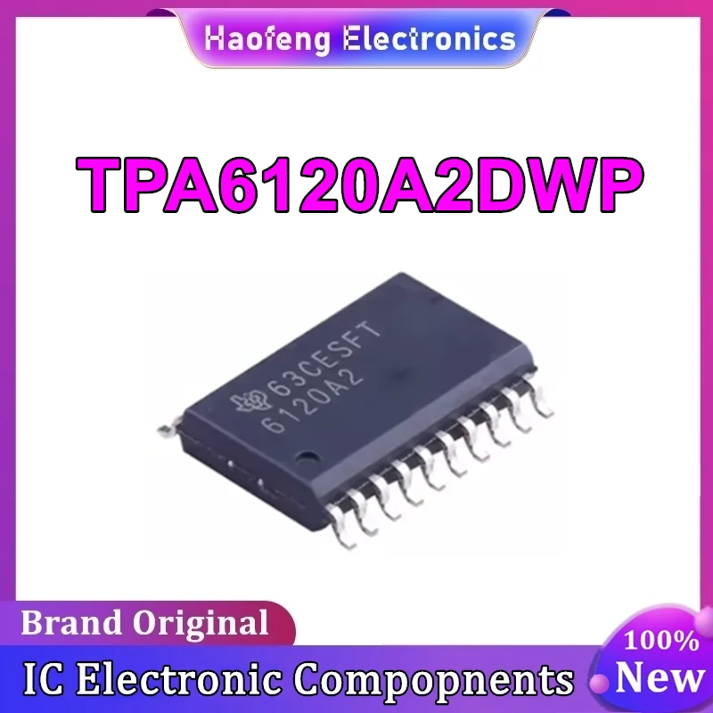 5PCS TPA6120A2DWP TPA TPA6120 TPA6120A2 6120 6120A 6120A2 6120A2DWP SOP-20 NEW ORIGINAL in stock