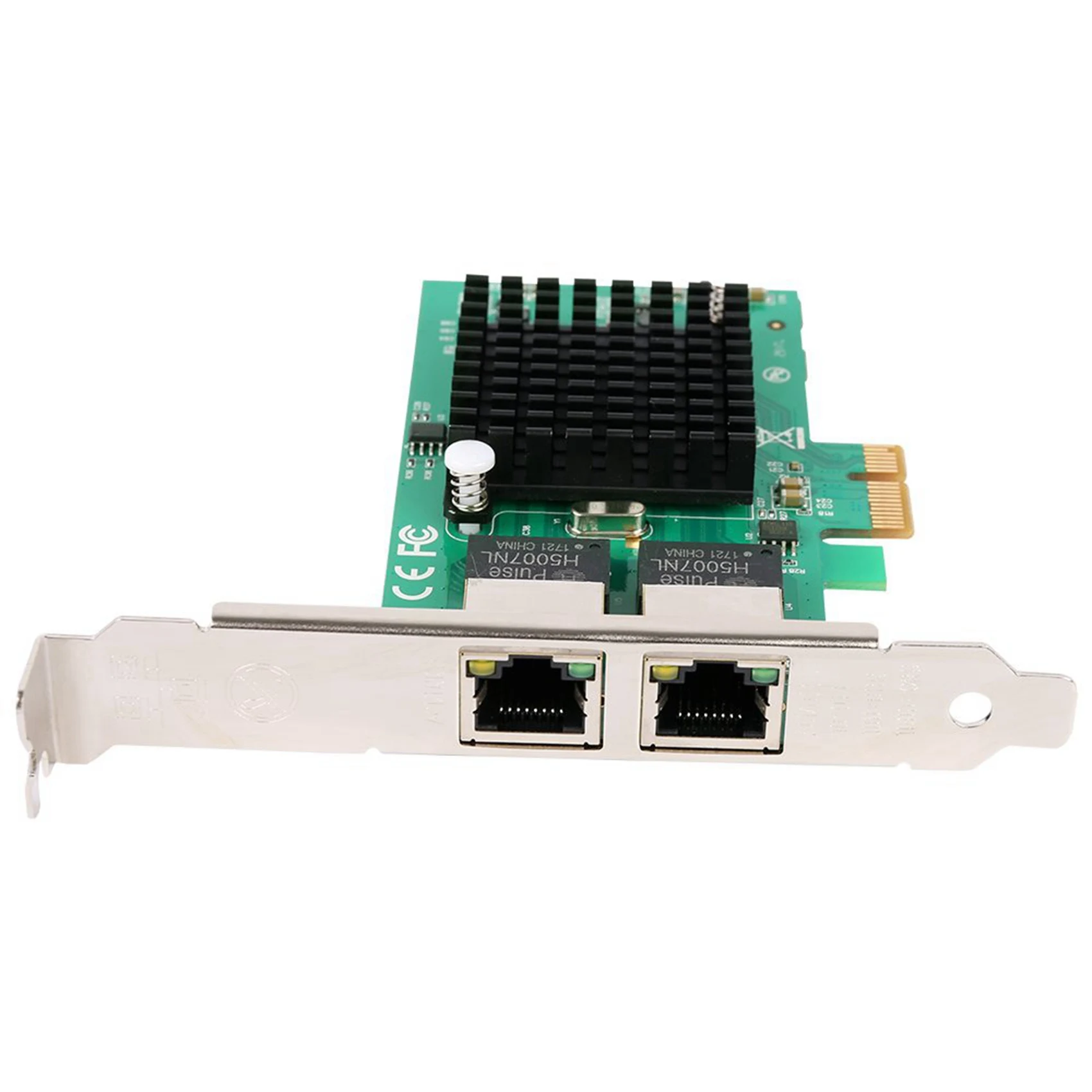 2X Gigabit Ethernet Pci-E Network Controller Card 10/100/1000Mbps,Rj45 X2 Dual 2 Port Pcie Server Network Interface Card