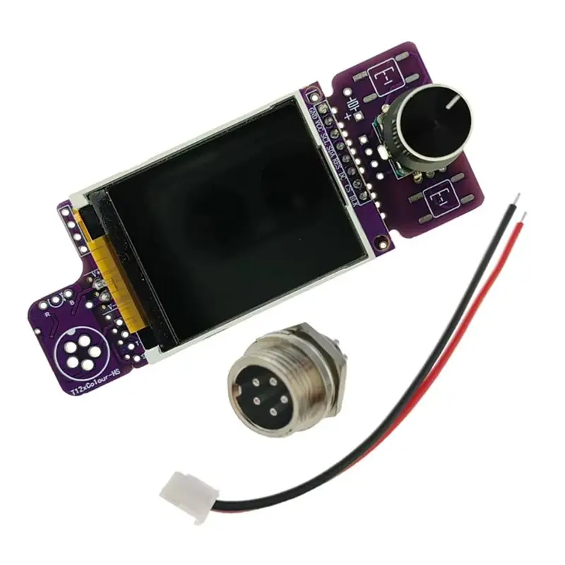 ABGG-T12 Soldering Iron Controller V2.3 Digital DIY Kits 1.8 Inch Display Electric Tools GX12-5 Handle