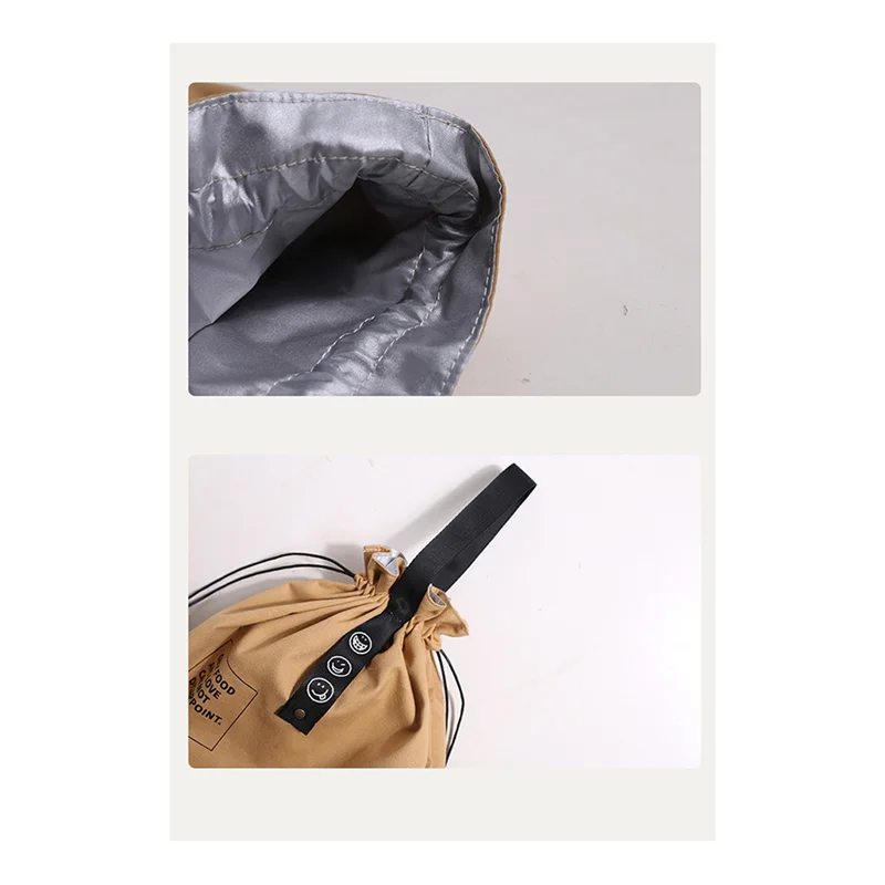 

B93B-Открытый портативный контейнер для пикника и ужина, холщовая сумка для обеда, коробка для бенто, школьная сумка для хранения свежести, корзина для пикника, обеда