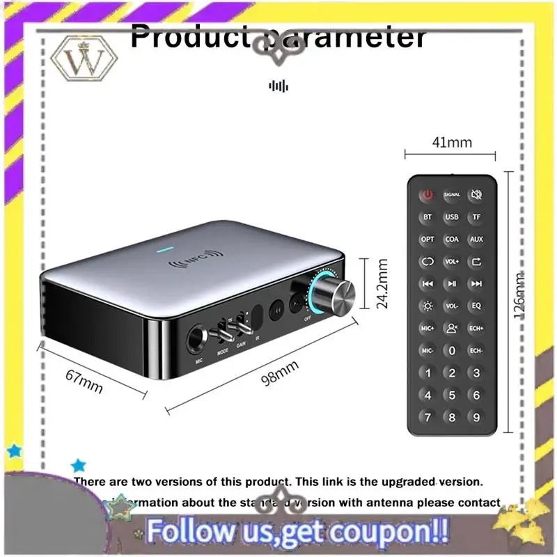 Neuer NFC Bluetooth Audio Adapter Bluetooth 5.1 Audio Adapter Bluetooth Audio Adapter Glasfaser Bluetooth Empfänger Sender