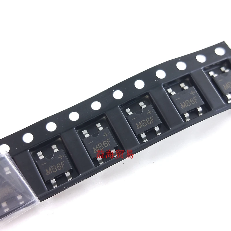 1000PCS/LOT MB6F NEW ORIGINAL 600V 0.5A