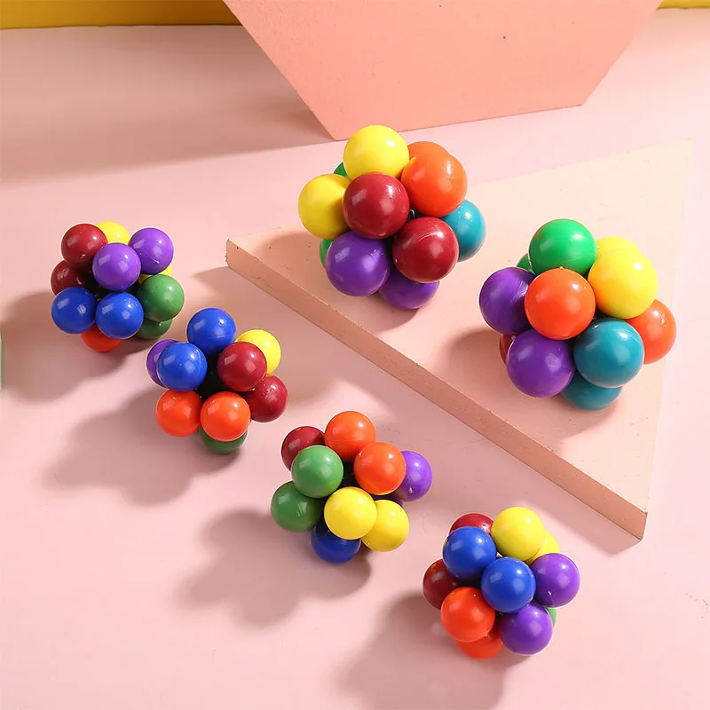 Anti-Stress Toy Deformable Beads Squeeze Fidget Toys Squishy Funny Stress Relief For Kids Adults Gift Prop 1pcs J187