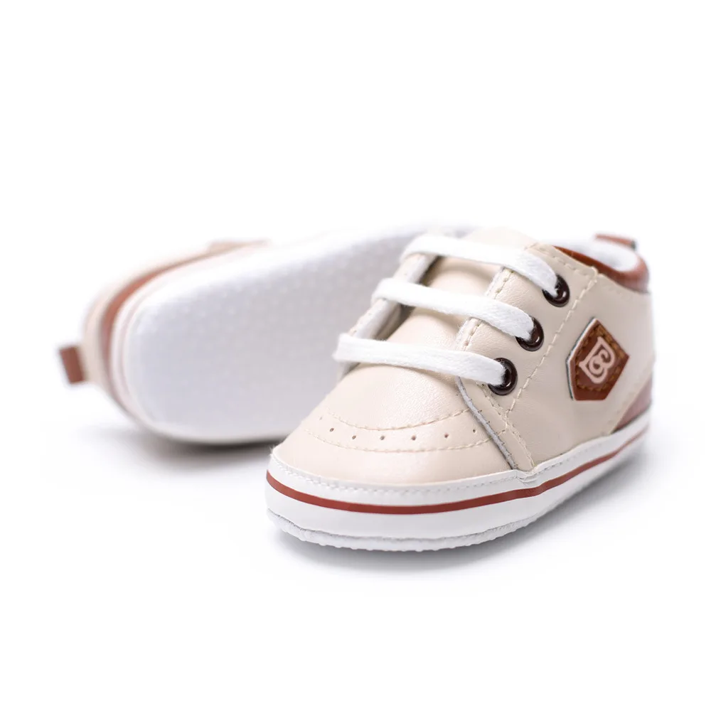 

0-12M New Brand Baby Boys Shoes Multi Style White Shoes First Walkers Pattern Baby Shoes Soft Sole First Walker