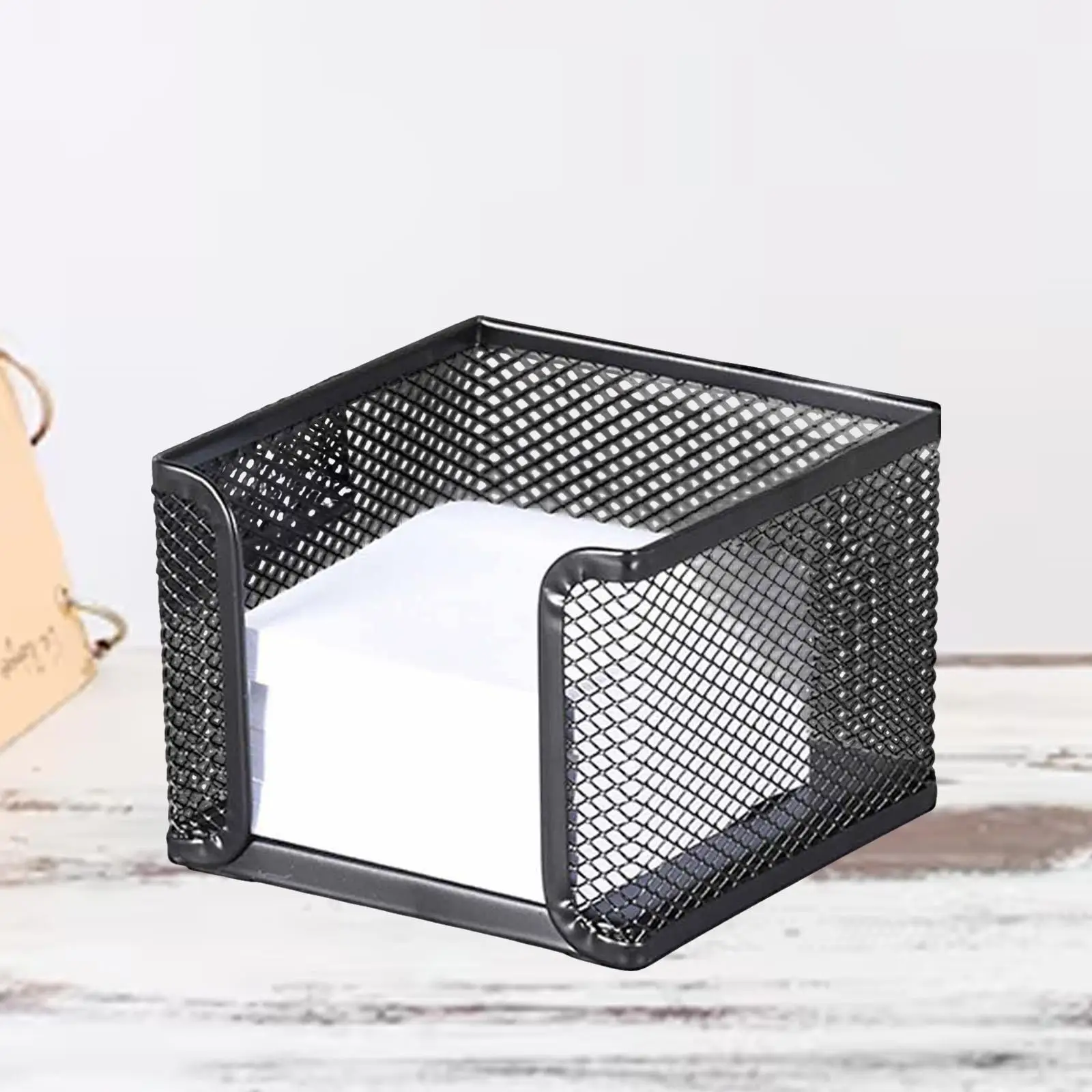 Mesh Memo Holder Business Card Holder Multifunction Office Home Desk Organizer for Business Negotiations Office Meetings