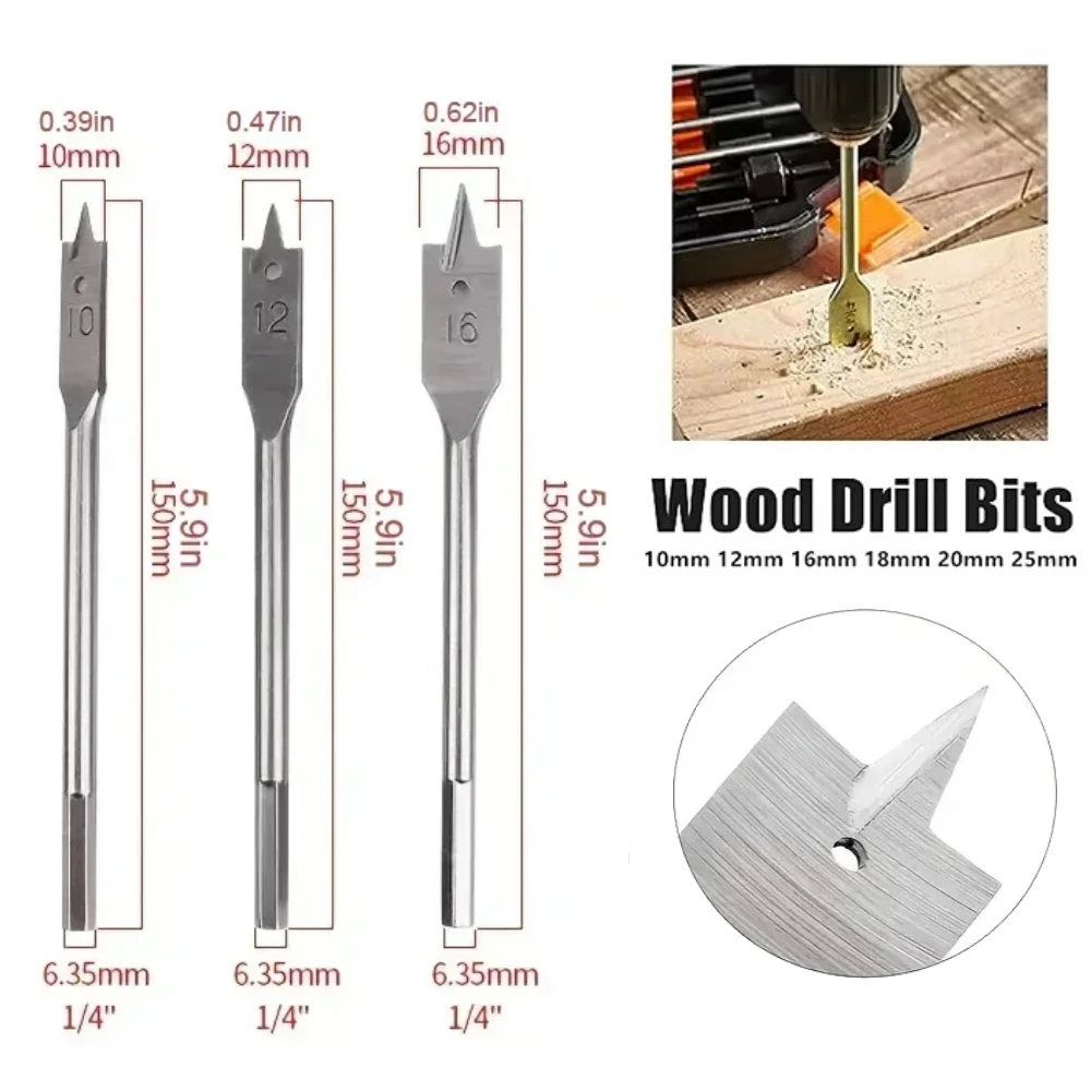 6Pcs Woodworking Fl…