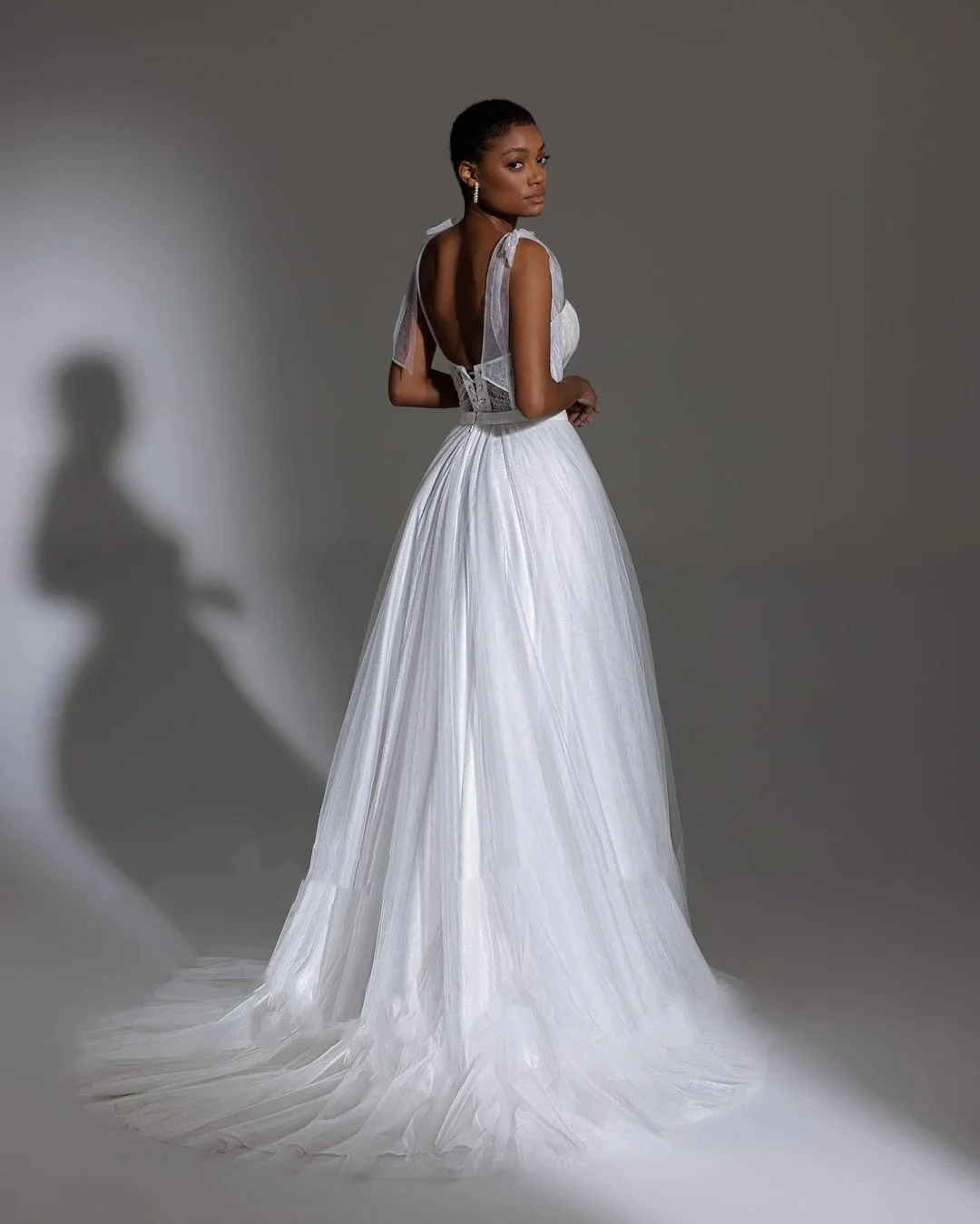 2024 squisiti abiti da sposa a-line Sweetheart maniche a sbuffo abiti da sposa Appliques di pizzo abiti su misura De Noiva W10375