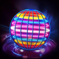 Flying Ball Suspension Color LED Automatic Boomerang Ball Black Tech Magic Ball Flying Toys Gyroscopic Anti-Gravity For Children