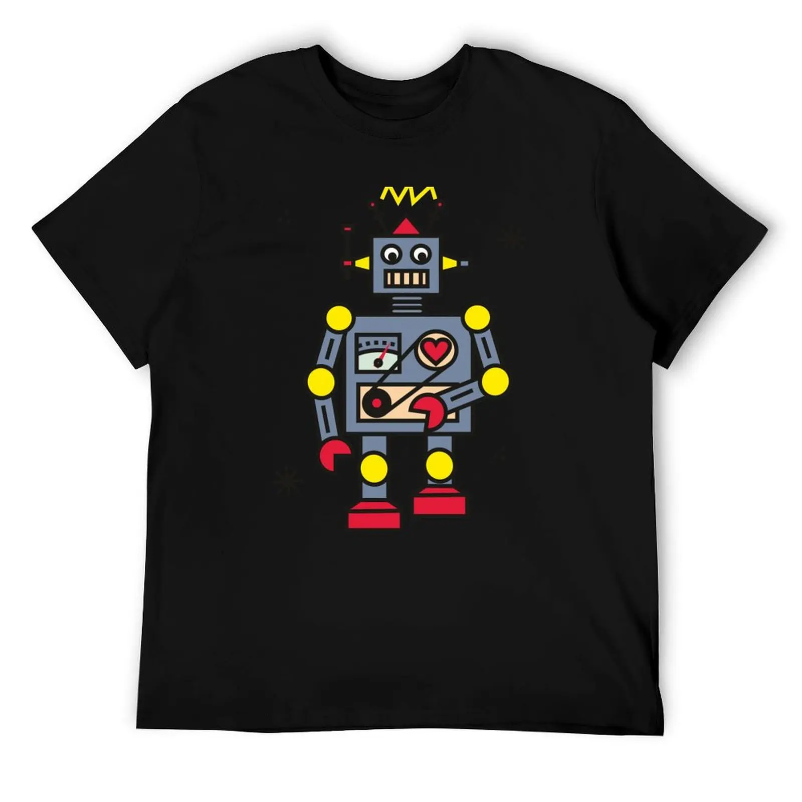 Robô vivo-inteligência artificial emocional camiseta camiseta impressão personalizada algodão camiseta 100% camiseta