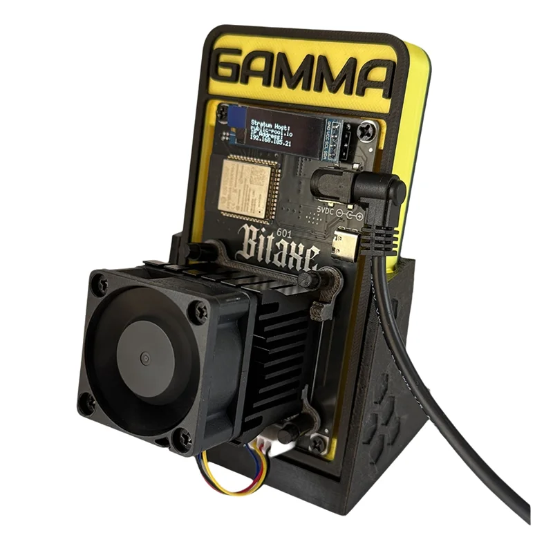 

BTC Solo Miner Bitaxe Gamma 601 Обновление BM1370 Asic 1,2TH/S 18-22 Вт Antminer S21 Pro Совместимый криптомайнер AU PLUG