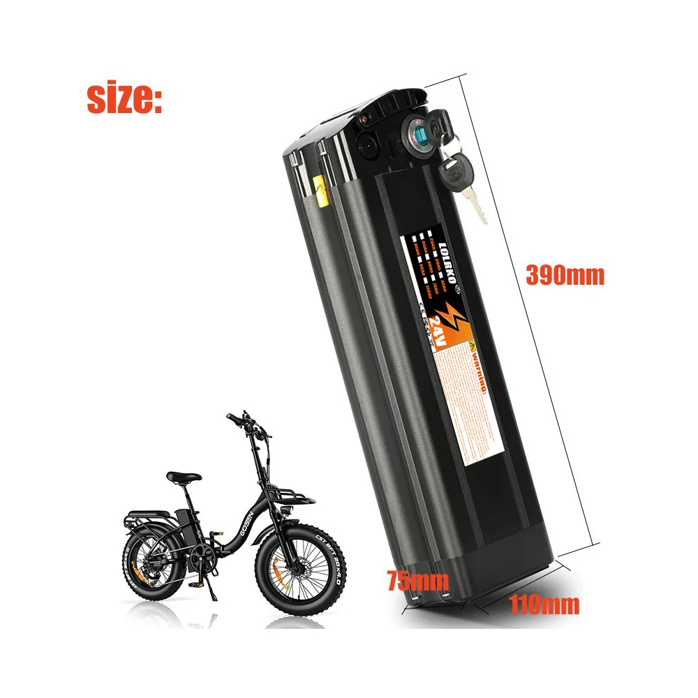 36V 20Ah-50Ah， Equipped with charger, for Silver Fish lithium battery pack, compatible with 250W-1000W motors