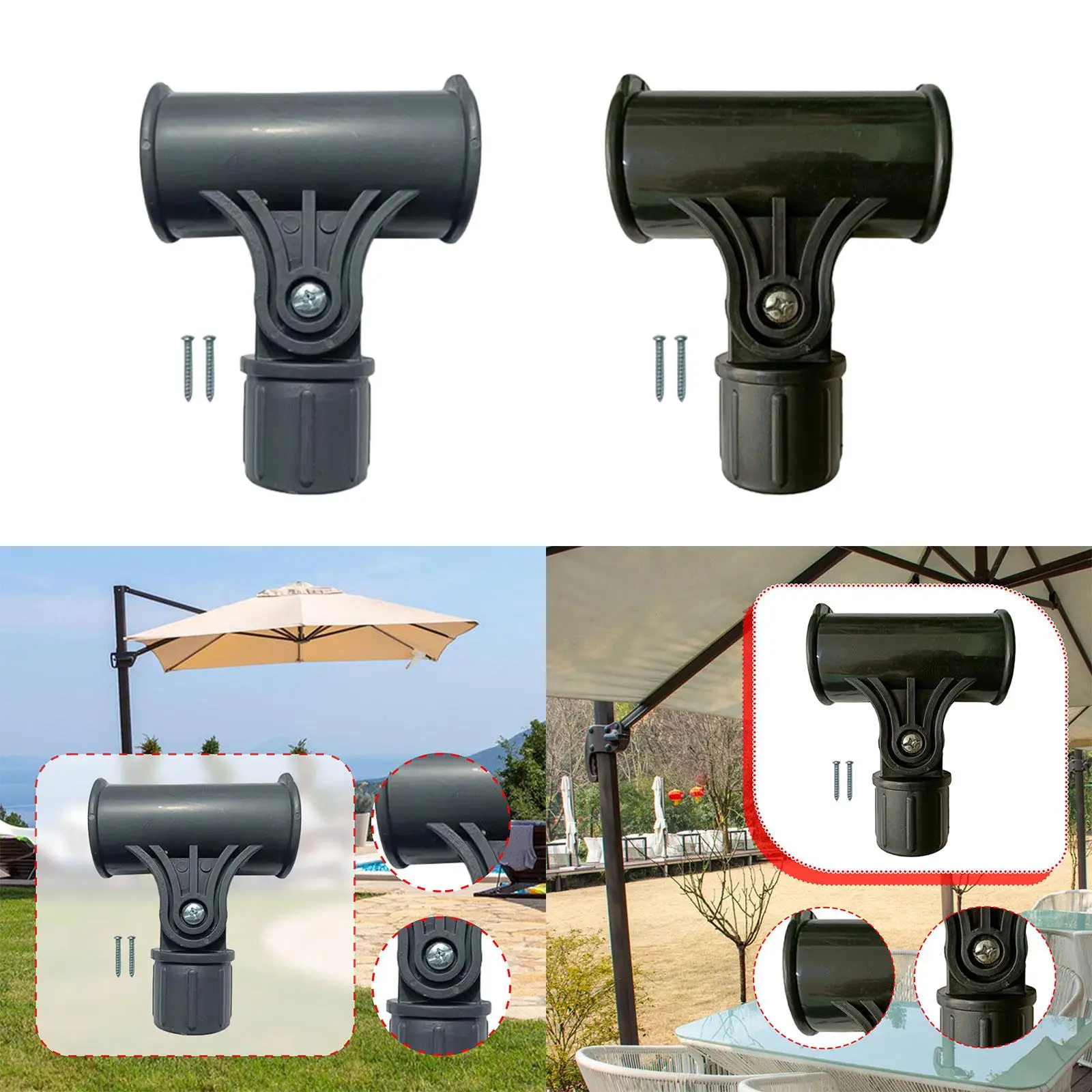 

Outdoor Umbrella Steering Bracket Patio Umbrella Accessories for Balcony