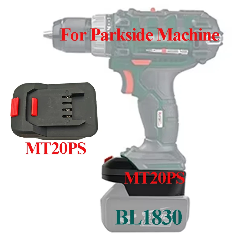 Power Werkzeug Teile Adapter Konverter Für Makita 18V Li-Ion Akku BL1830 Für Lidl Parkside X20V Lithium-Bohrer Schraubenschlüssel schraubendreher