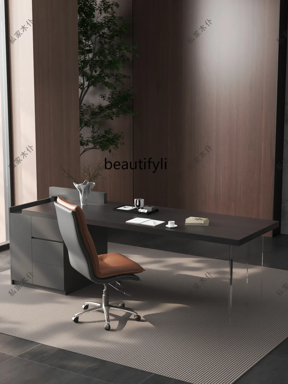 

Desk light luxury modern living room workbench household modern simple computer desk