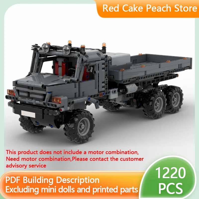 

Модель городской автомобиль MOC, строительные кирпичи, сверхмощный внедорожный грузовик, модульная технология, детские праздничные подарки, сборка игрушек, костюм