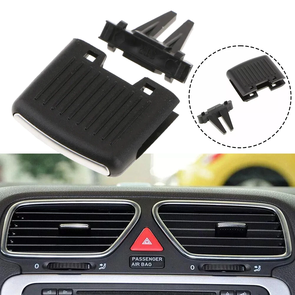 Car Car Front Dash A/C Air Conditioning Vent Outlet Adjust Clip For MK5 2006-2011 For GOLF 2004-2009 Front Air Conditioning Vent