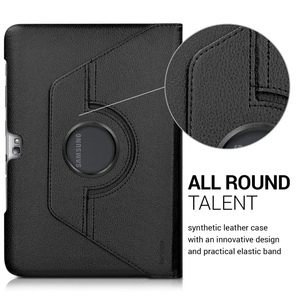 Magnet for Samsung Galaxy Note 10.1 2012 GT-N8000 N8000 N8010 N8020 Tablet Case 360 Rotating Bracket Flip Stand PU Leather Cover