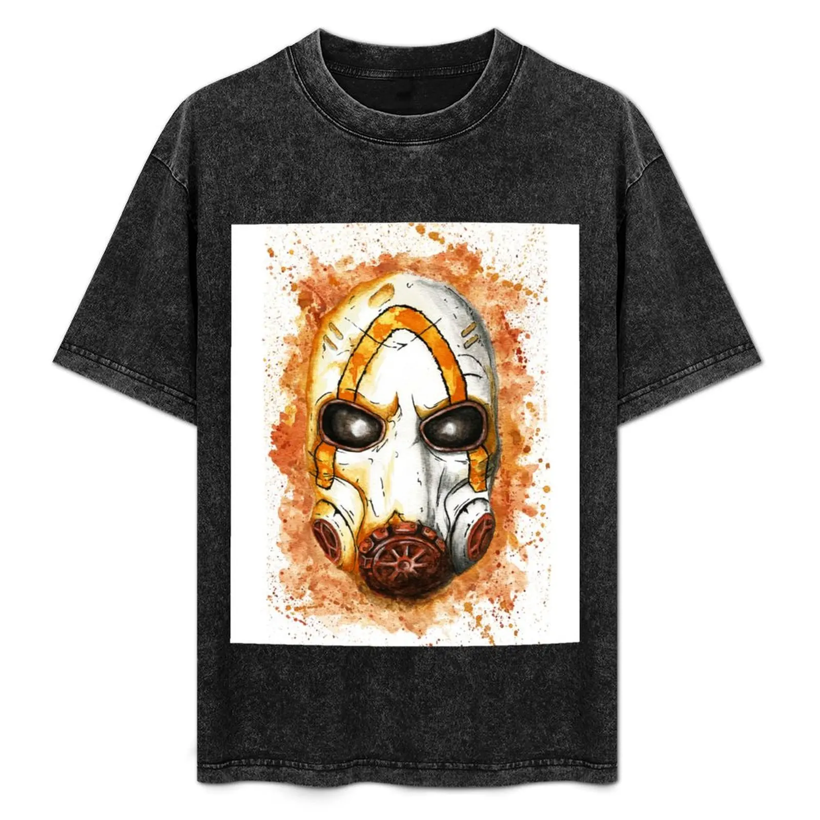 

Psycho Mask Watercolor T-Shirt sports fans new edition oversized t shirt mens graphic t-shirts hip hop