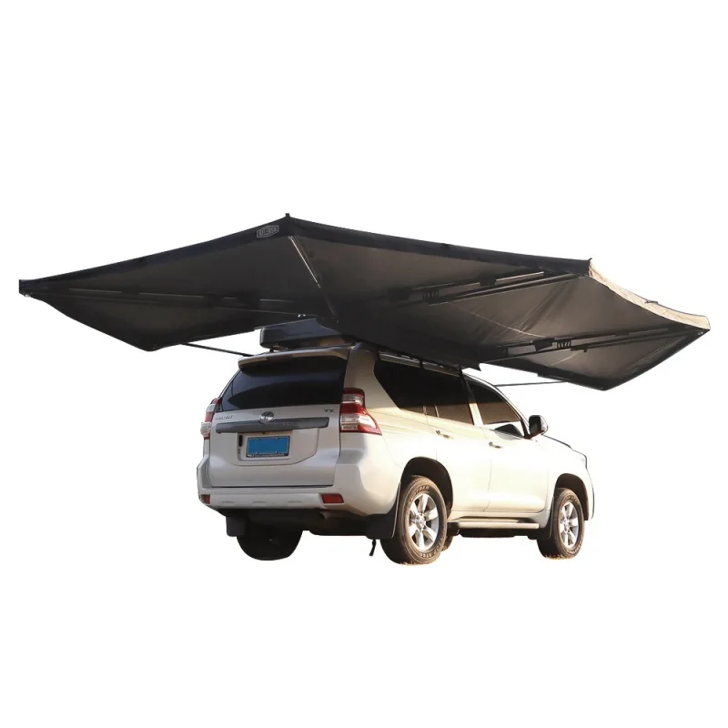 270 degree car side tent side canopy, tent rainproof and sunscreen legless fan tent