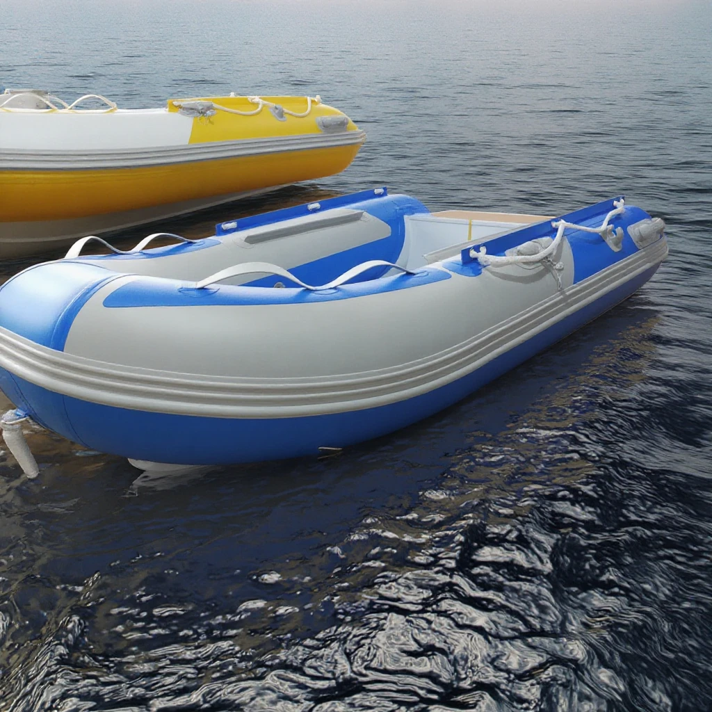 

Durable PVC Inflatable Sport Sailing Yacht with Electric Outboard Motor for Driftingpromote sales