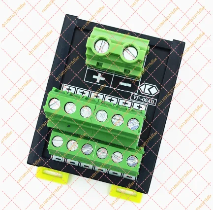 1 In 6 Out Power Distribution Block Terminal Box Positive Negative Common Splitter
