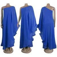 Elegant Chiffon One Shoulder Wide Leg Jumpsuit Women Club Party Birthday Outfits One Pieces Rompers Overalls Combinaison Femme - Image 6