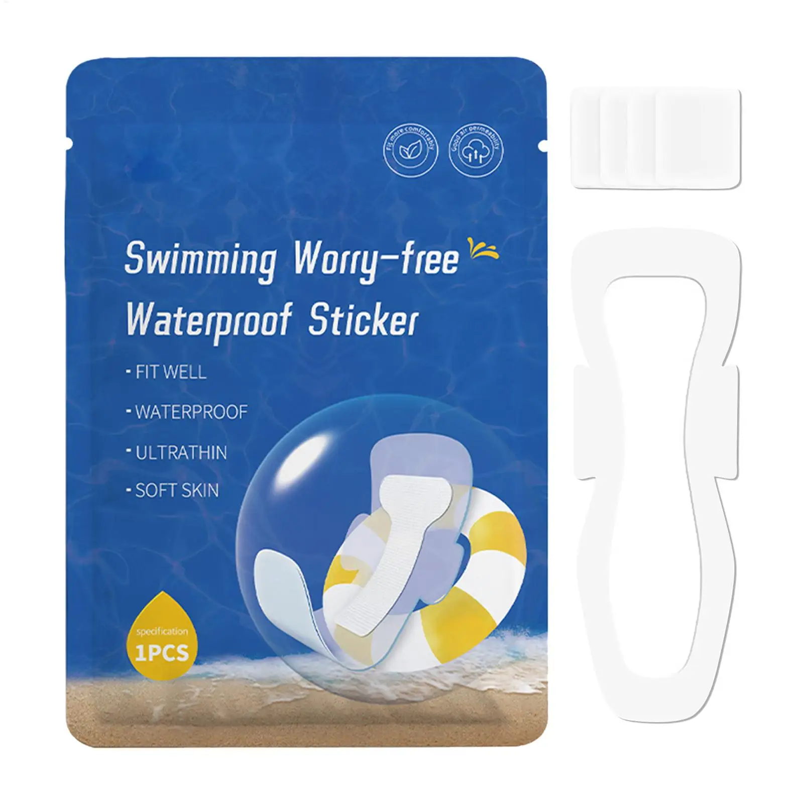 Parches Privados Impermeables y Seguros para Mujer, Adhesivos Transpirables de PU para Natación, Protección Contra la Suciedad