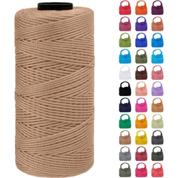 5pcs New Summer Crochet Yarn DIY Craft Thread Ice Silk Art Yarn Cord Polypropylene Yarn for Hat Doll Sewing Bags Crocheting