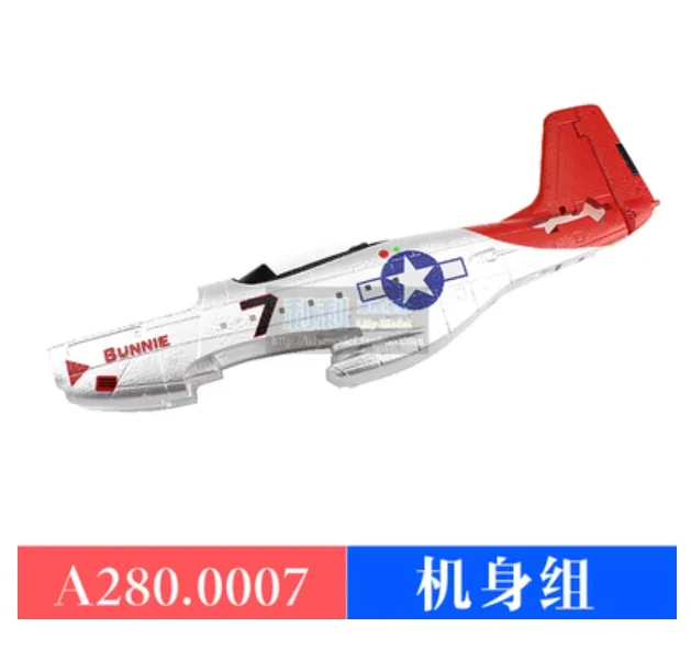 Wltoys XK A280 P51 RC Airplane Aircraft Spare Parts Body Shell Propeller Motor Servo ESC Receiver Steel Wire Charger